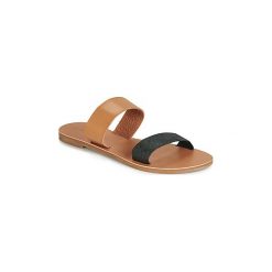 Sandały Rip Curl TALLOWS. Pomarańczowe sandały damskie Rip Curl, bez wzorów, bez obcasa, bez zapięcia. W wyprzedaży za 119,20 zł.