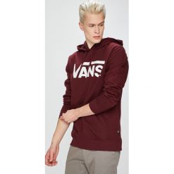 Vans - Bluza. Szare bejsbolówki męskie Vans, l, z nadrukiem, z bawełny, z kapturem. W wyprzedaży za 229,90 zł.