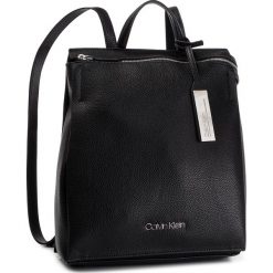 Plecak CALVIN KLEIN - Sided Backpack K60K605317 001. Czarne plecaki damskie Calvin Klein, bez wzorów, ze skóry ekologicznej, klasyczne. Za 749,00 zł.