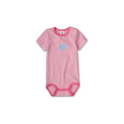 Body niemowlęce: SANETTA Girls Baby Body z krótkim rękawkiem kolor różowy
