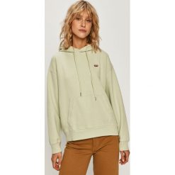 Levi's - Bluza. Zielone bluzy damskie Levi's®, s, bez wzorów, z bawełny, bez rękawów, z kapturem. Za 319,90 zł.