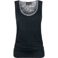 Topy damskie: Rotterdamned 2in1 Doublelayer Top Top damski czarny