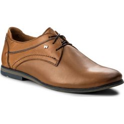 Buty wizytowe męskie: Półbuty NIK – 03-0754-41-5-04-03 Rudy