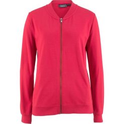 Bluza rozpinana z kołnierzykiem w stylu college bonprix czerwony. Czerwone bluzy rozpinane damskie bonprix. Za 49,99 zł.
