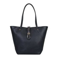 Bulaggi Torebka damska Bibi z Shopper 30808 Black. Czarne torby damskie na zakupy Bulaggi, bez wzorów, biznesowe, bez dodatków. W wyprzedaży za 272,00 zł.