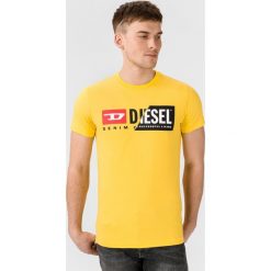 Diesel T-Diego Koszulka Żółty. Żółte podkoszulki męskie Diesel, l, z nadrukiem, z bawełny, z krótkim rękawem. Za 219,95 zł.