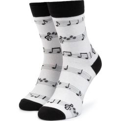 Skarpety Wysokie Unisex CUP OF SOX - Czytaj Z Nóg A Biały Kolorowy. Czarne skarpetki damskie Cup of sox, bez wzorów, z elastanu. Za 24,00 zł.