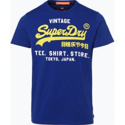 T-shirty męskie z nadrukiem: Superdry – T-shirt męski, niebieski