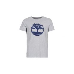 T-shirty z krótkim rękawem Timberland SS KENNEBEC RIVER BRAND TEE. Szare t-shirty męskie Timberland, s, bez wzorów, bez kołnierzyka, krótkie. Za 129,00 zł.