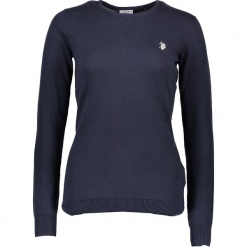 Sweter w kolorze granatowym. Niebieskie bez kategorii U.S. Polo Assn., s, z bawełny, z okrągłym kołnierzem. W wyprzedaży za 195,95 zł.