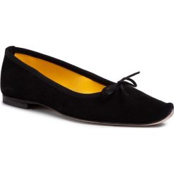 Baleriny HEGO'S MILANO - 1258 Nero. Czarne baleriny damskie Hego's Milano, bez wzorów, ze skóry, bez obcasa, na płaskiej podeszwie. Za 379,00 zł.