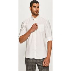 Guess Jeans - Koszula. Białe koszule męskie Guess Jeans, s, z aplikacjami, z bawełny, casualowe, button down, z długim rękawem. Za 329,90 zł.