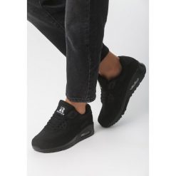 Czarne Buty Sportowe Vintage Nillda. Czarne buty sportowe damskie Born2be, z nadrukiem, z tkaniny, sportowe. Za 99,99 zł.