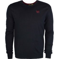 Versace Jeans Sweter "V-Neck". Swetry męskie Versace Jeans, bez wzorów, z jeansu, bez kołnierzyka, bez kaptura. Za 249,00 zł.