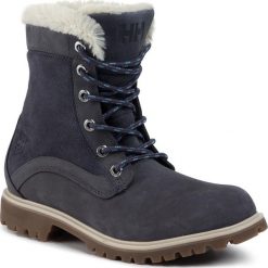 Trekkingi HELLY HANSEN - Marion 112-55.581 Graphite Blue/Castle Wall/Sperry Gum. Niebieskie trapery damskie Helly Hansen, ze skóry, bez obcasa, bez zapięcia. W wyprzedaży za 349,00 zł.