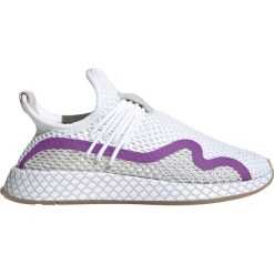 Adidas Originals Deerupt S Runner Tenisówki Biały. Białe trampki i tenisówki damskie adidas Originals, bez wzorów, z materiału, bez zapięcia. Za 498,95 zł.