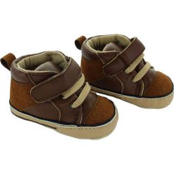 Buciki niemowlęce: Buty niemowlęce w kolorze brązowym
