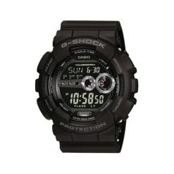 Zegarek G-SHOCK - GD-100-1BER Black/Black. Czarne zegarki męskie G-Shock. W wyprzedaży za 349,00 zł.
