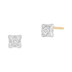 Kolczyki damskie: Zjawiskowe Kolczyki – , Brylant 0,08ct
