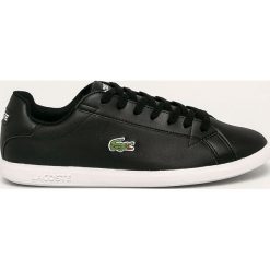 Lacoste - Buty Graduate. Czarne sneakersy męskie Lacoste, z gumy, na sznurówki. W wyprzedaży za 319,90 zł.