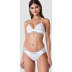Bikini: Calvin Klein Dół bikini z koronką – White