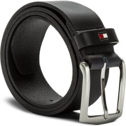 Pasek Męski TOMMY HILFIGER - New Denton Belt 4.0 E367863162 85 403. Niebieskie paski męskie TOMMY HILFIGER, w paski, ze skóry. Za 179,00 zł.