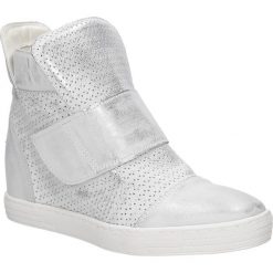Sneakersy casu 2350/dz. Białe sneakersy damskie Casu, ze skóry. W wyprzedaży za 179,99 zł.