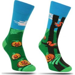 Asymetryczne Skarpetki More - Męskie, Jesienne, Halloween, Dynia, Wiewiórka SKMORE185079dynianieb. Skarpetki męskie More, z tkaniny. Za 19,90 zł.