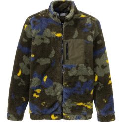 Bluza z polaru baranka bonprix ciemnooliwkowy. Zielone bluzy męskie bonprix, s, bez wzorów, z polaru, bez kołnierzyka, bez rękawów, bez kaptura. Za 134,99 zł.