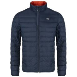 Mac In A Sac Męska Kurtka Puchowa Polar Flame/Navy M. Niebieskie kurtki sportowe męskie marki Mac In A Sac, m, z polaru. W wyprzedaży za 275,00 zł.