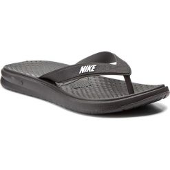 Japonki NIKE - Solay Thong 882699 002 Black/White. Czarne chodaki damskie Nike, z materiału. Za 109,99 zł.