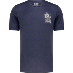 T-shirt HELLY HANSEN HP RACING. Szare t-shirty męskie Helly Hansen, z nadrukiem, z tkaniny, z okrągłym kołnierzem. Za 140,00 zł.