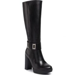 Kozaki LASOCKI - 0192-04 Black. Czarne kozaki damskie Lasocki, ze skóry, bez obcasa, bez zapięcia. Za 399,99 zł.