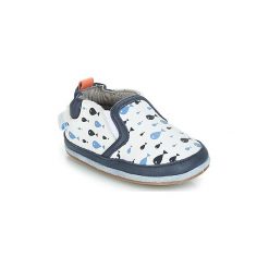 Kapcie niemowlęce Dziecko Robeez FISHY BOY. Niebieskie buciki niemowlęce marki Robeez, bez zapięcia. Za 169,00 zł.