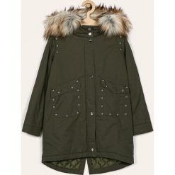 Liu Jo - Parka 140-170 cm. Zielone kurtki dziewczęce Liu Jo, bez wzorów, z bawełny, długie, z kapturem. W wyprzedaży za 799,90 zł.