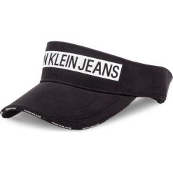 Daszek CALVIN KLEIN JEANS - J Logo Tape Visor W K60K605694 016. Czarne czapki damskie Calvin Klein Jeans, bez wzorów, z bawełny. Za 139,00 zł.
