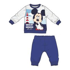 Disney By Arnetta Piżama Chłopięca Mickey Mouse 92 Niebieski. Niebieskie bielizna chłopięca Disney By Arnetta, z nadrukiem, bez rękawów. Za 39,00 zł.