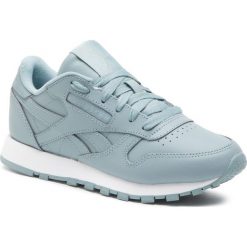 Buty Reebok - Cl Lthr CN7606 Teal Fog/White. Niebieskie buty sportowe damskie Reebok, bez wzorów, ze skóry, sportowe. W wyprzedaży za 249,00 zł.