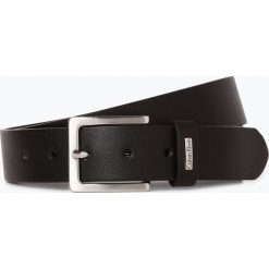 Paski męskie: Calvin Klein Jeans - Męski pasek skórzany, czarny