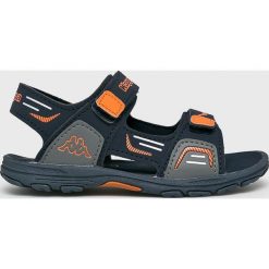 Kappa - Sandały dziecięce. Niebieskie sandały chłopięce Kappa, z gumy, bez zapięcia. W wyprzedaży za 59,90 zł.