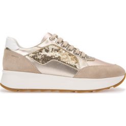 Półbuty GEOX D GENDRY. Szare półbuty damskie skórzane Geox. Za 249,90 zł.