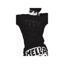 BLUZKA HELLA SNOW LONGSLEEVE BLACK. Czarne bluzki damskie Don't need no samurai, s, z aplikacjami, z elastanu, z dekoltem na plecach, bez rękawów. Za 199,00 zł.