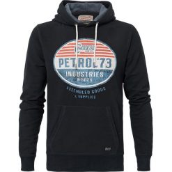 Bluza z kapturem. Czerwone bluzy męskie marki Petrol Industries, xl, z bawełny, z kapturem. Za 141,08 zł.