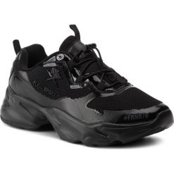 Sneakersy PLEIN SPORT - Runner Logos F19S MSC2423 STE003N Black 02. Czarne półbuty damskie Plein Sport, bez zapięcia. Za 1279,00 zł.