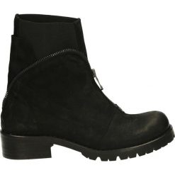Botki - F332 NAB NERO. Czarne botki damskie skórzane Venezia. Za 269,00 zł.