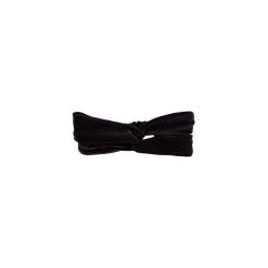 Bawełniany welur opaska/turban do włosów. Czarne opaski damskie Sacky.bag, bez wzorów, z bawełny. Za 40,00 zł.