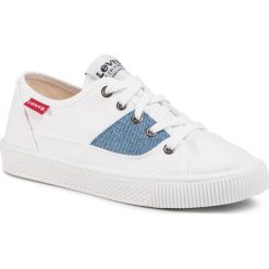 Tenisówki LEVI'S - 227827-1733-50 Brilliant White. Białe półbuty damskie bez wzorów, z gumy, bez zapięcia. W wyprzedaży za 149,00 zł.