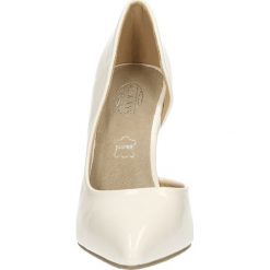 CZÓŁENKA CASU AH86037. Szare buty ślubne damskie Casu, na koturnie. Za 69,99 zł.