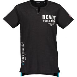 Blue Seven - T-shirt dziecięcy 140-176 cm. Czarne t-shirty chłopięce Blue Seven, z nadrukiem, z bawełny, bez rękawów. W wyprzedaży za 39,90 zł.