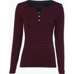 Brookshire - Damska koszulka z długim rękawem, czerwony. Czarne t-shirty damskie marki brookshire, m, w paski, z dżerseju. Za 99,95 zł.